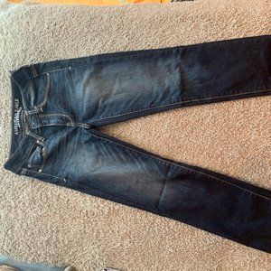 American Eagle Dark Wash Super Stretch Jeans; size 2